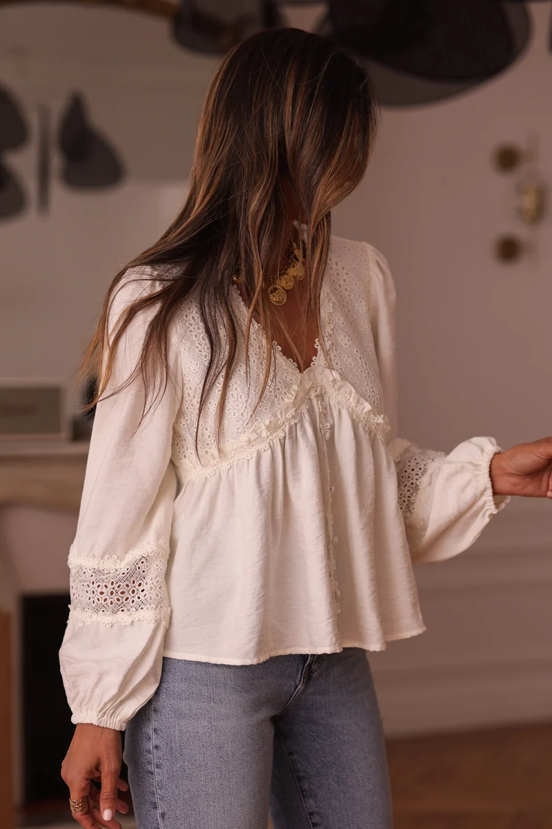 Blouse Laya écrue