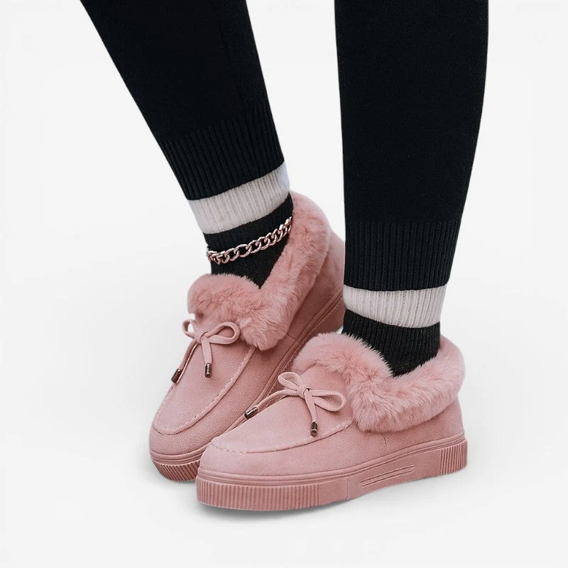 Myra – Chaussures plates à lacets et bout rond