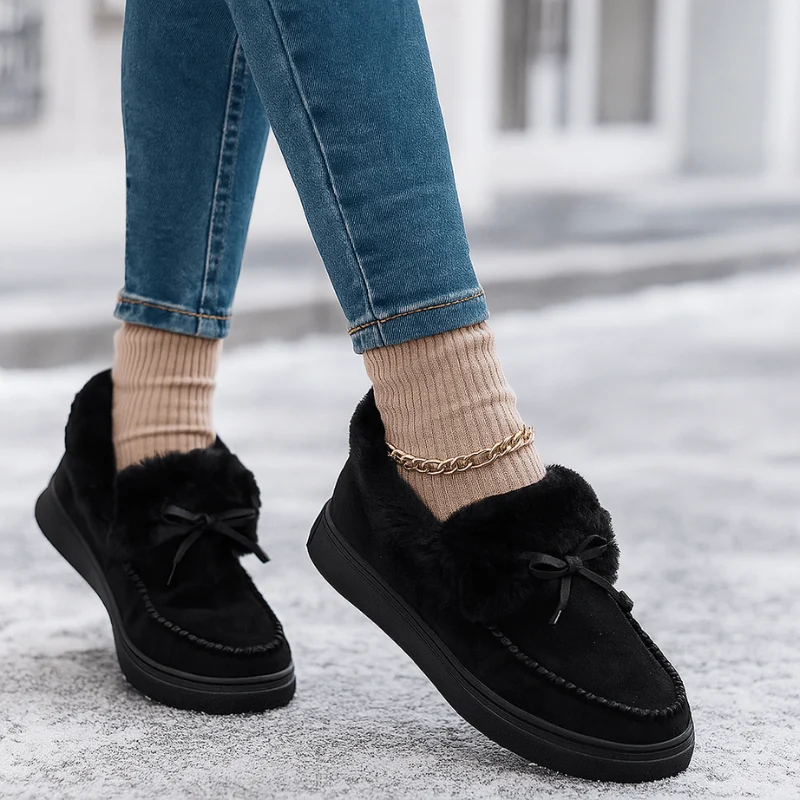 Myra – Chaussures plates à lacets et bout rond
