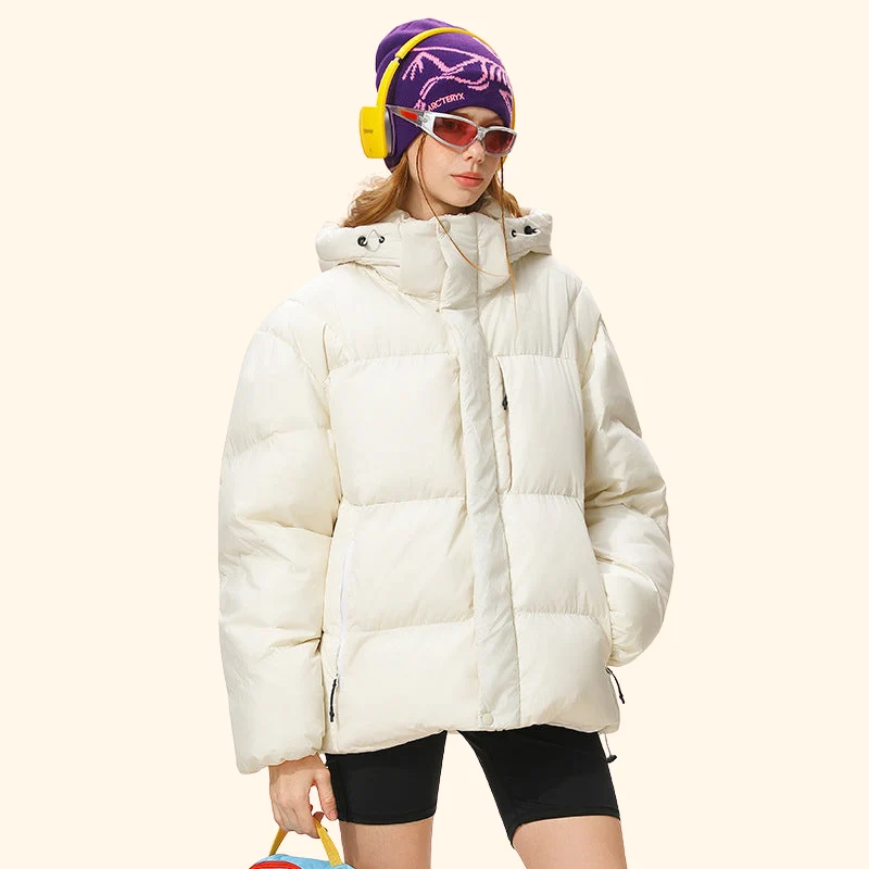 Joséphine – Veste à capuche à manches longues et poches zippées