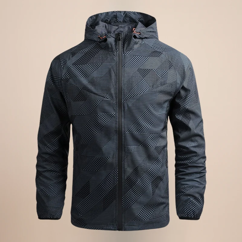 Frederick – Veste zippée à manches longues et bretelles croisées