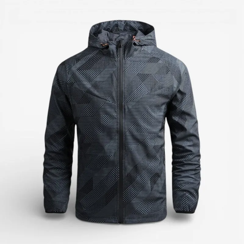 Frederick – Veste zippée à manches longues et bretelles croisées