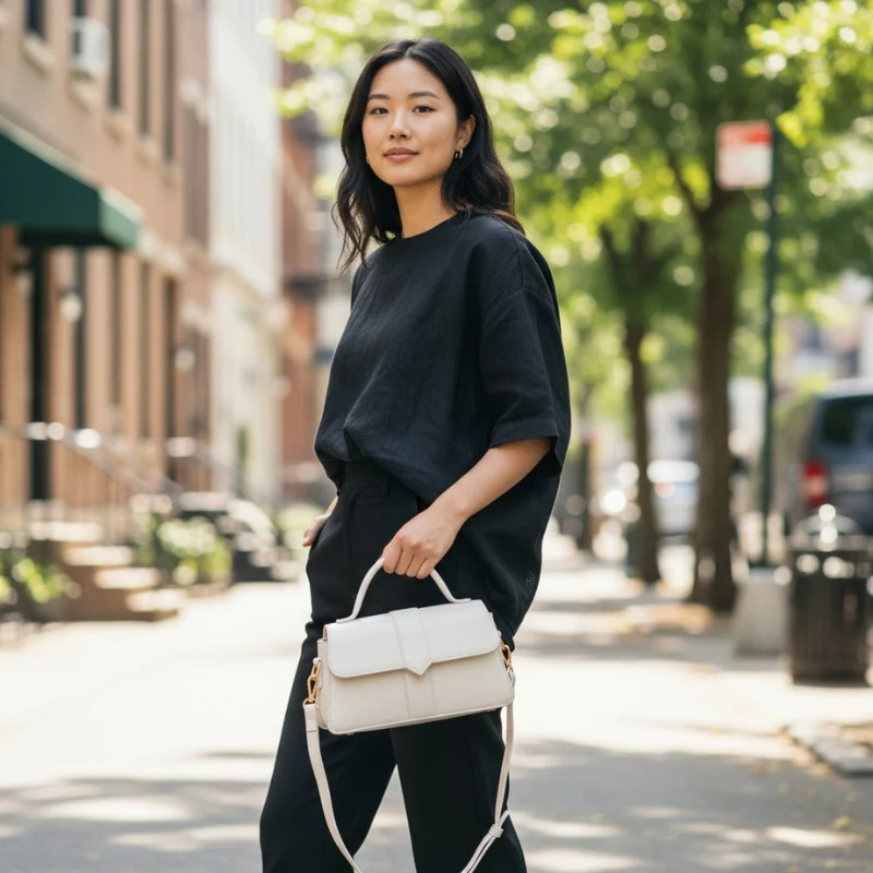 Nova – Sac bandoulière zippé avec bandoulière réglable