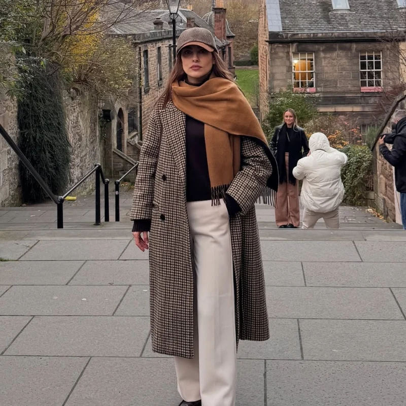 Kimberly – Manteau à manches longues avec col à revers et poches