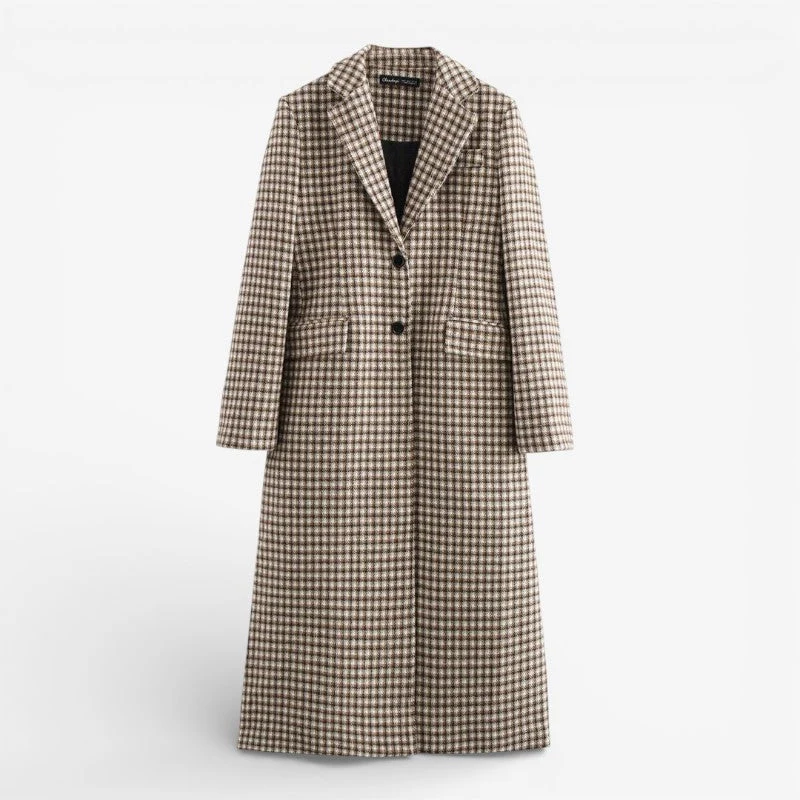 Kimberly – Manteau à manches longues avec col à revers et poches