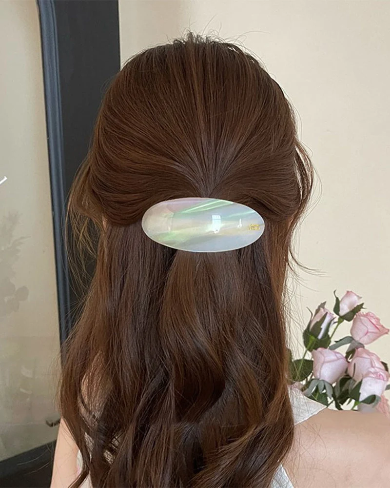 Un-Mot Queue-De-Cheval Pince À Cheveux Sens Avancé Frange Pince Demi-Attacher Cheveu Ressort Pince Côté Pince Accessoires Pour Cheveux