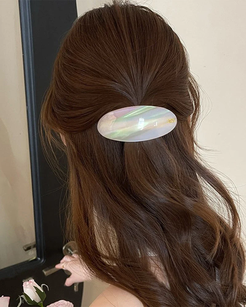 Un-Mot Queue-De-Cheval Pince À Cheveux Sens Avancé Frange Pince Demi-Attacher Cheveu Ressort Pince Côté Pince Accessoires Pour Cheveux