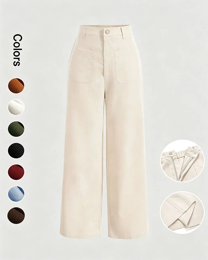 Pantalon Large Jambe Droit