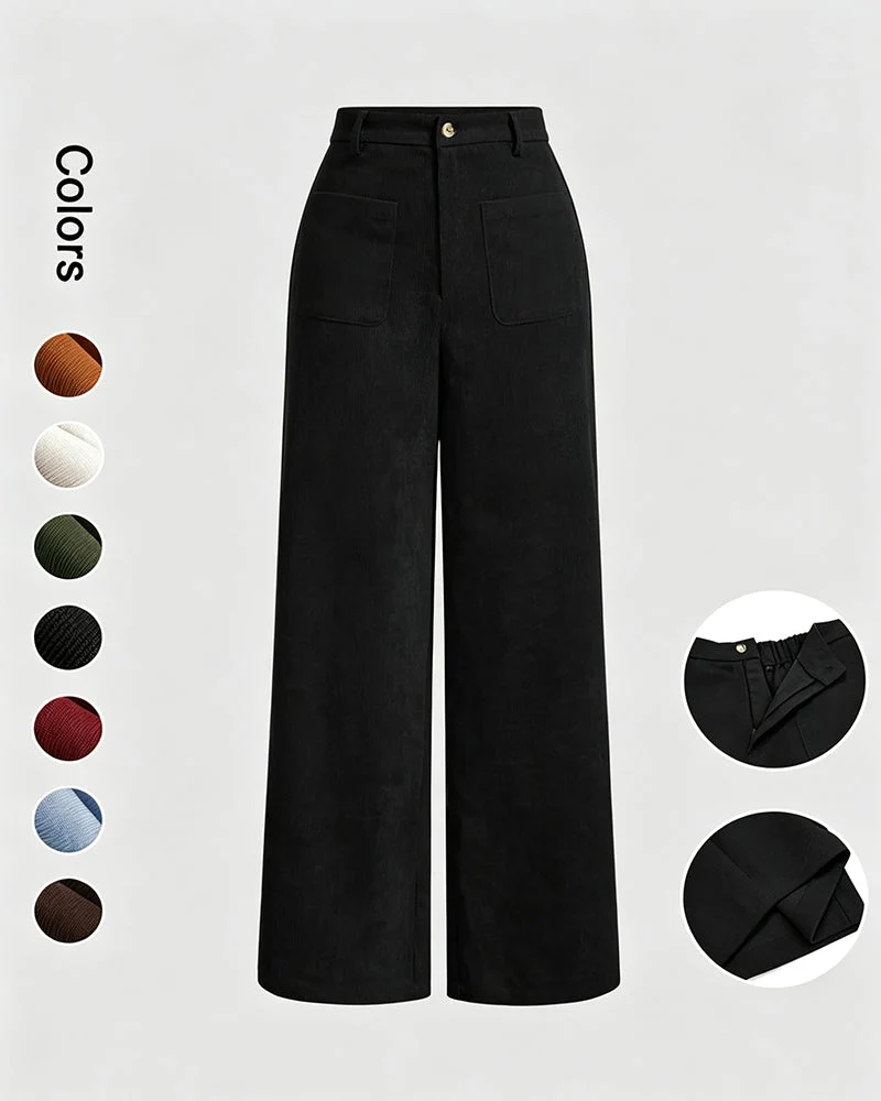 Pantalon Large Jambe Droit