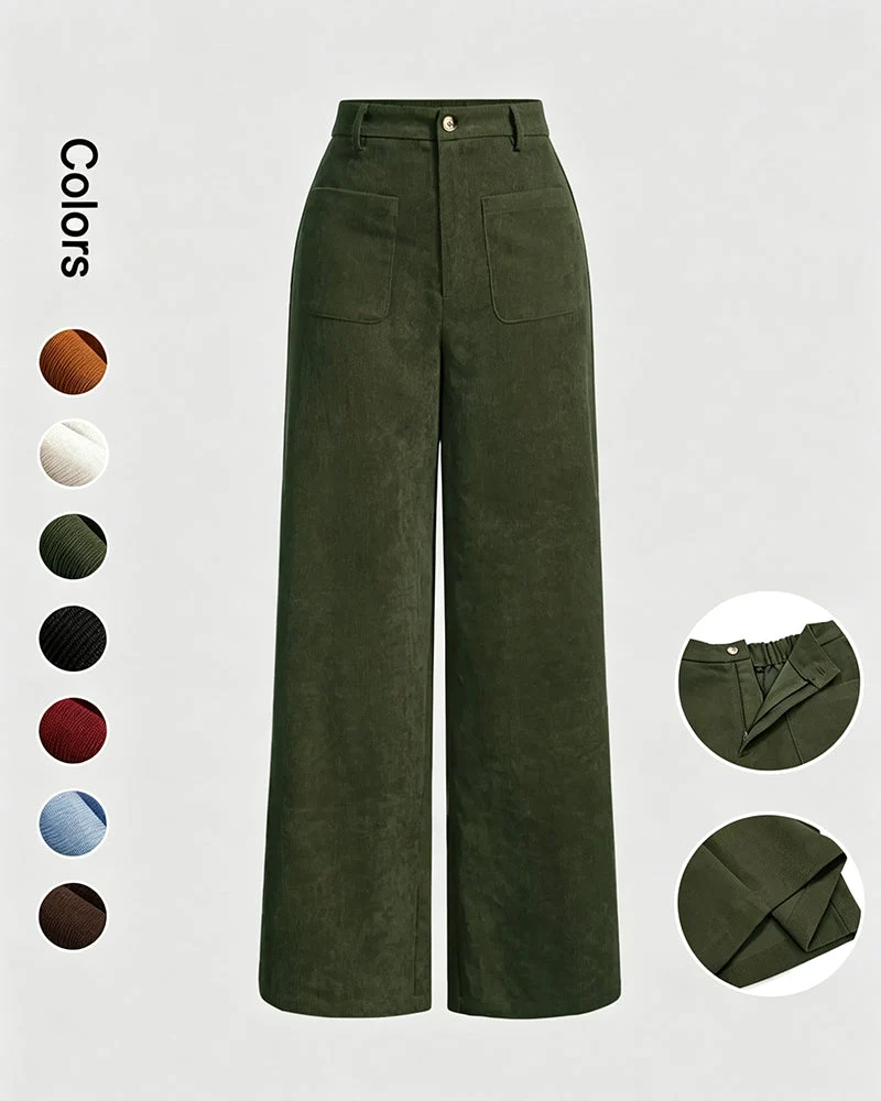 Pantalon Large Jambe Droit