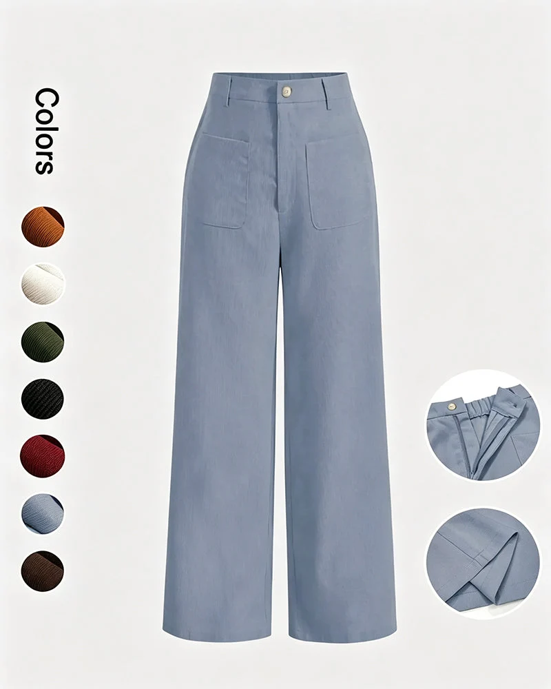 Pantalon Large Jambe Droit