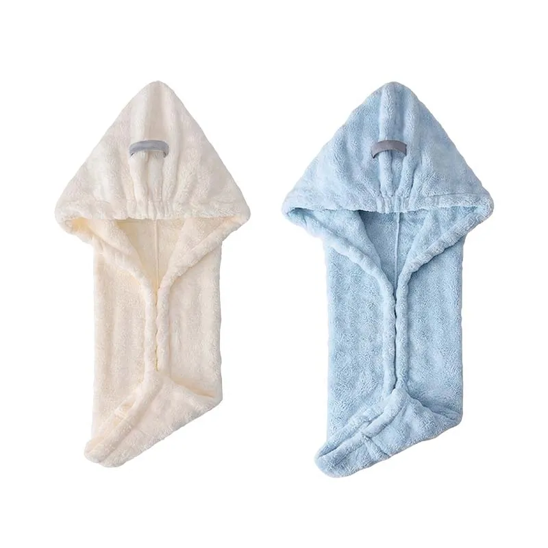 Turban Pour Cheveux Ultra-Absorbant À Séchage Rapide