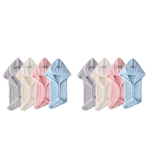 Turban Pour Cheveux Ultra-Absorbant À Séchage Rapide