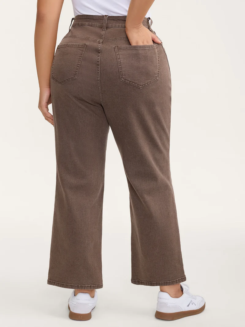 Colorful Cowboy Straight-Leg Jeans