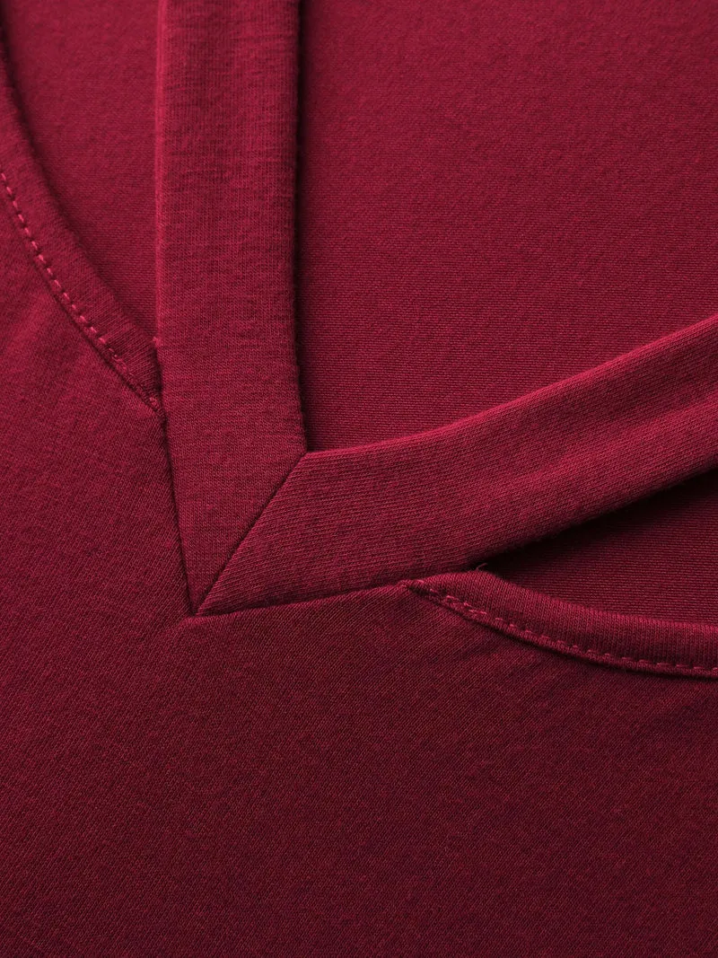 Supersoft Stretchy Cut-Out V-Neck Tank Top