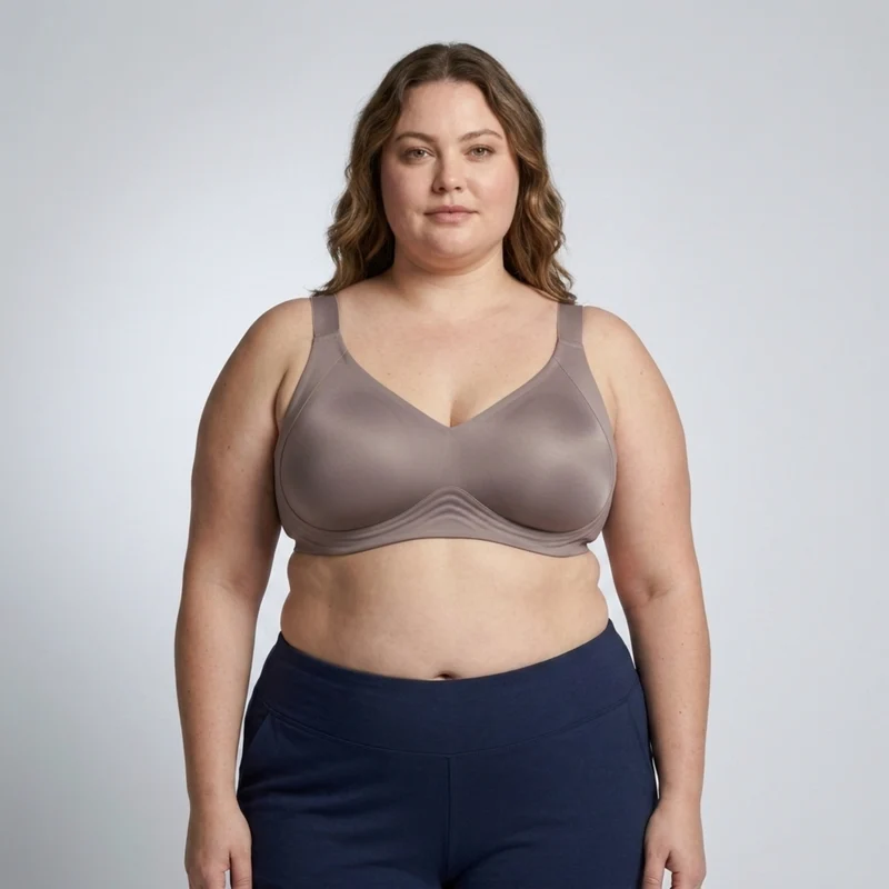 Soutien-gorge grande taille pour femme sans coutures et sans armatures invisible