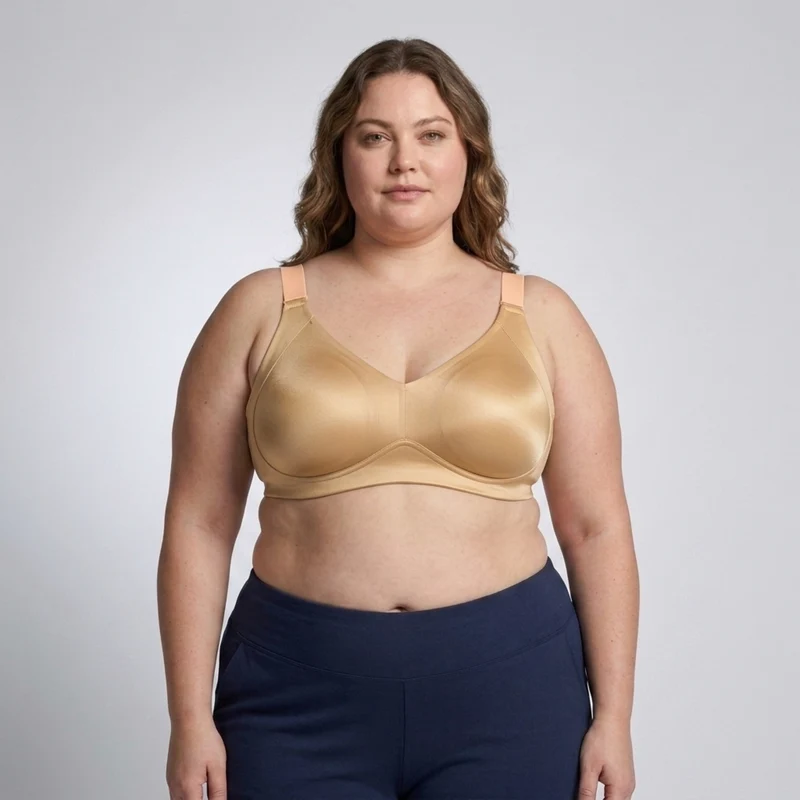 Soutien-gorge grande taille pour femme sans coutures et sans armatures invisible