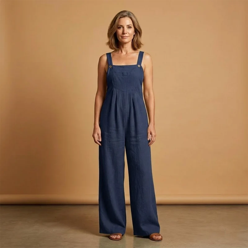 Combinaison d'été pour femme - habit ample avec poches latérales | vacances