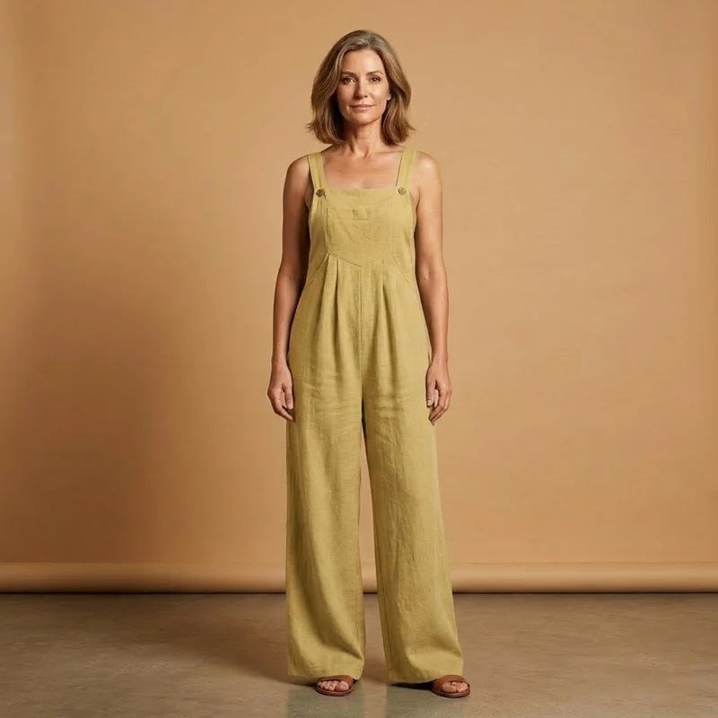Combinaison d'été pour femme - habit ample avec poches latérales | vacances