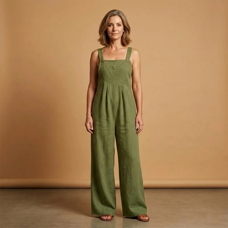 Combinaison d'été pour femme - habit ample avec poches latérales | vacances