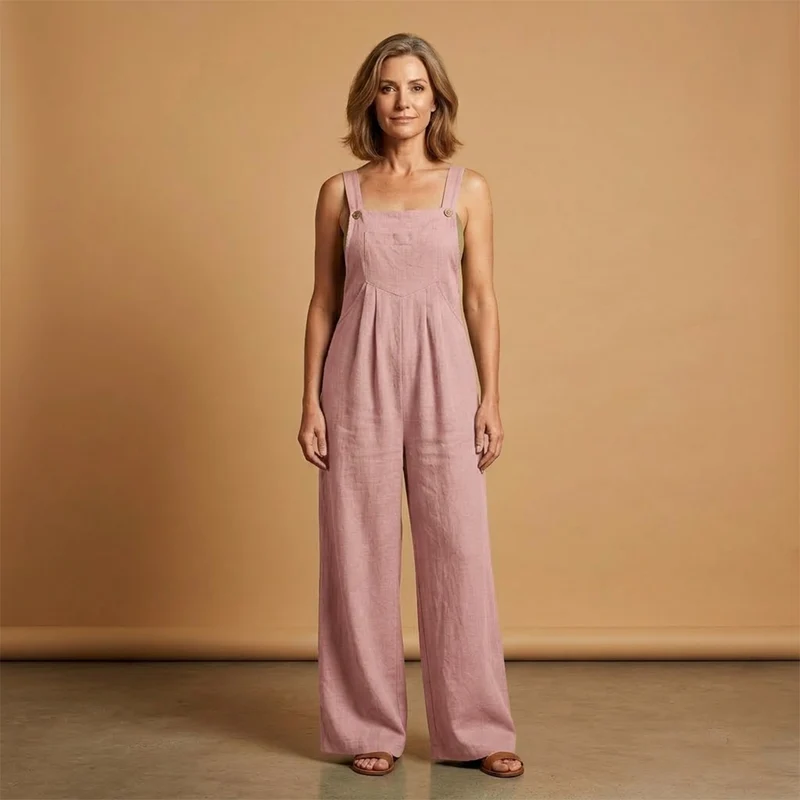 Combinaison d'été pour femme - habit ample avec poches latérales | vacances