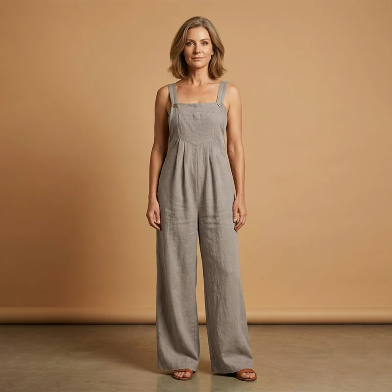 Combinaison d'été pour femme - habit ample avec poches latérales | vacances