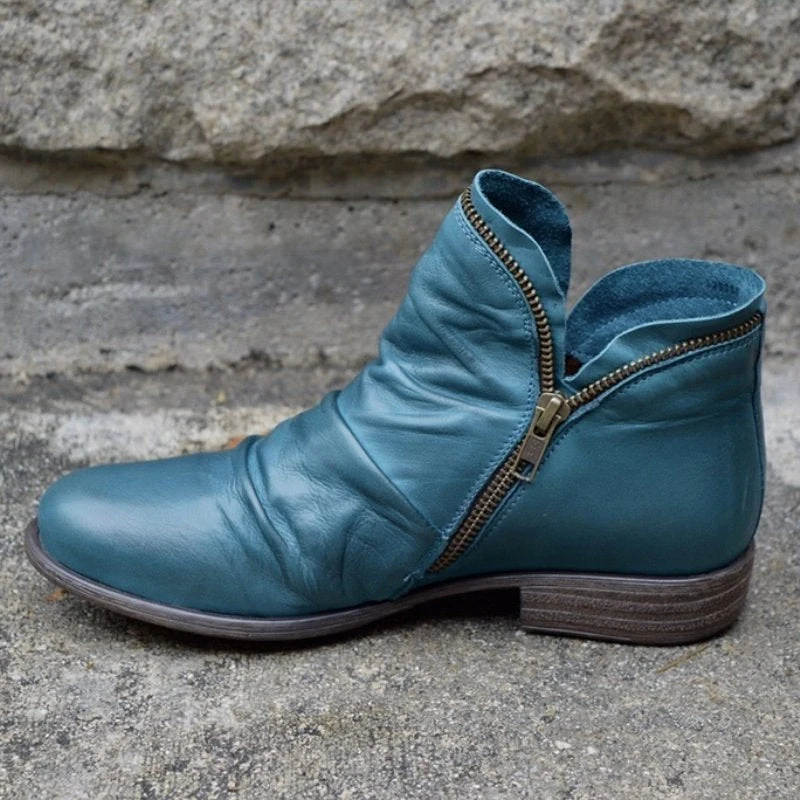 Bottines à bout pointu avec semelle épaisse
