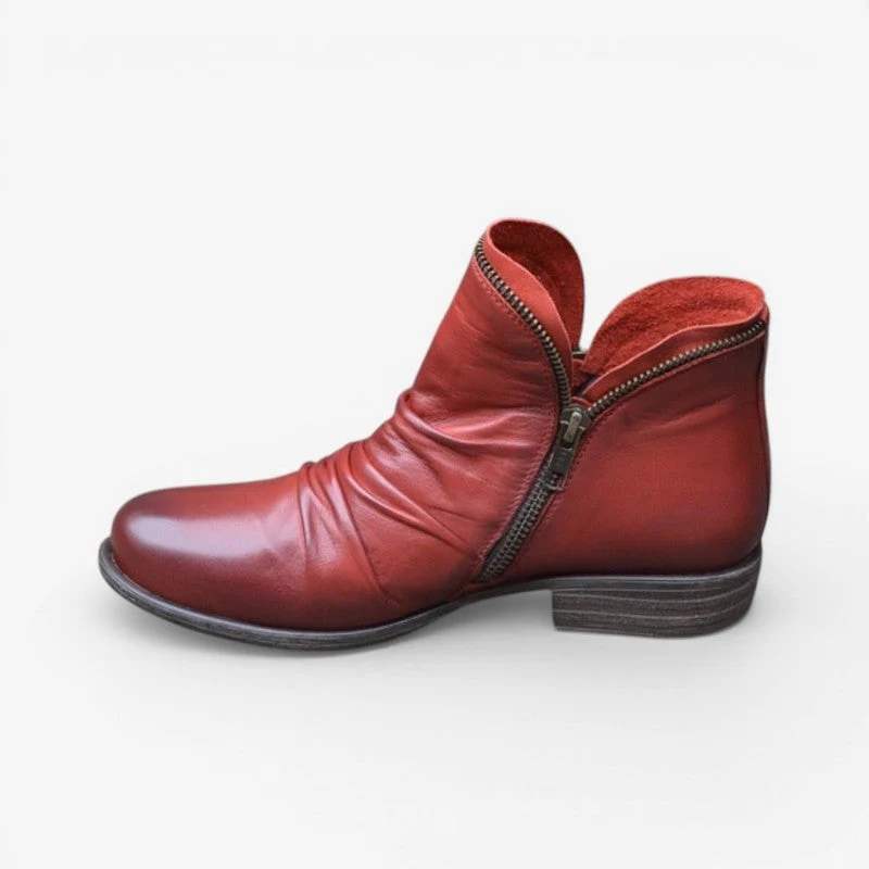 Bottines à bout pointu avec semelle épaisse