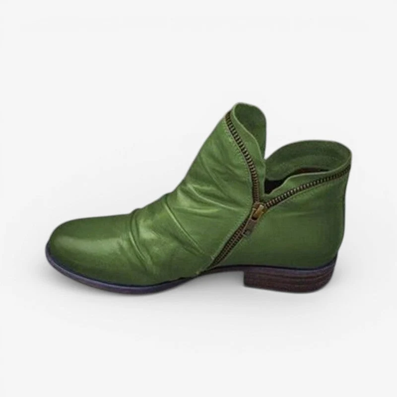 Bottines à bout pointu avec semelle épaisse