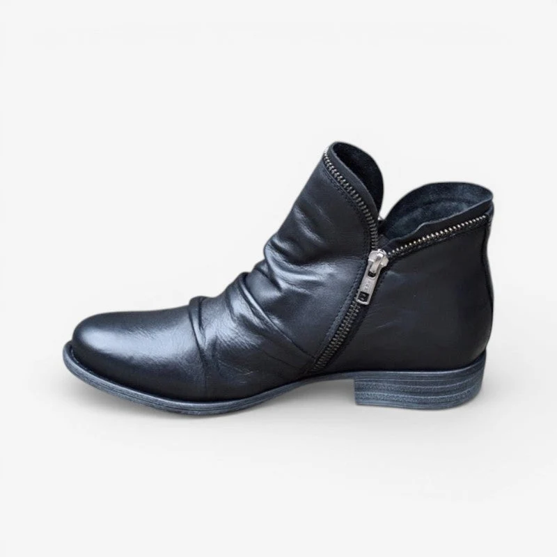 Bottines à bout pointu avec semelle épaisse