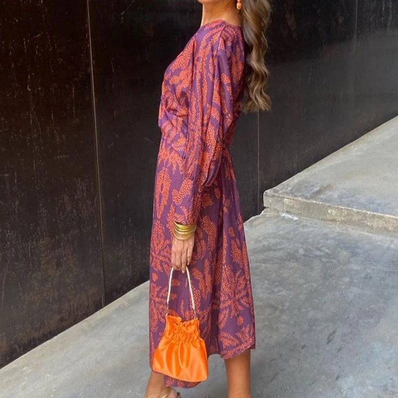 Robe Maxi à Imprimé Floral