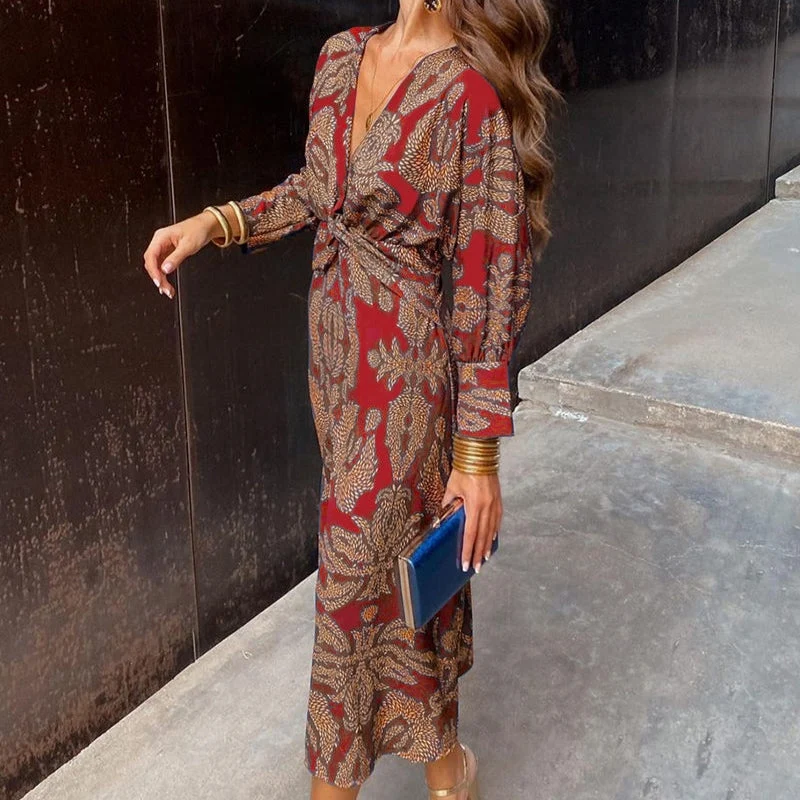 Robe Maxi à Imprimé Floral