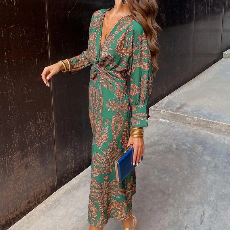 Robe Maxi à Imprimé Floral