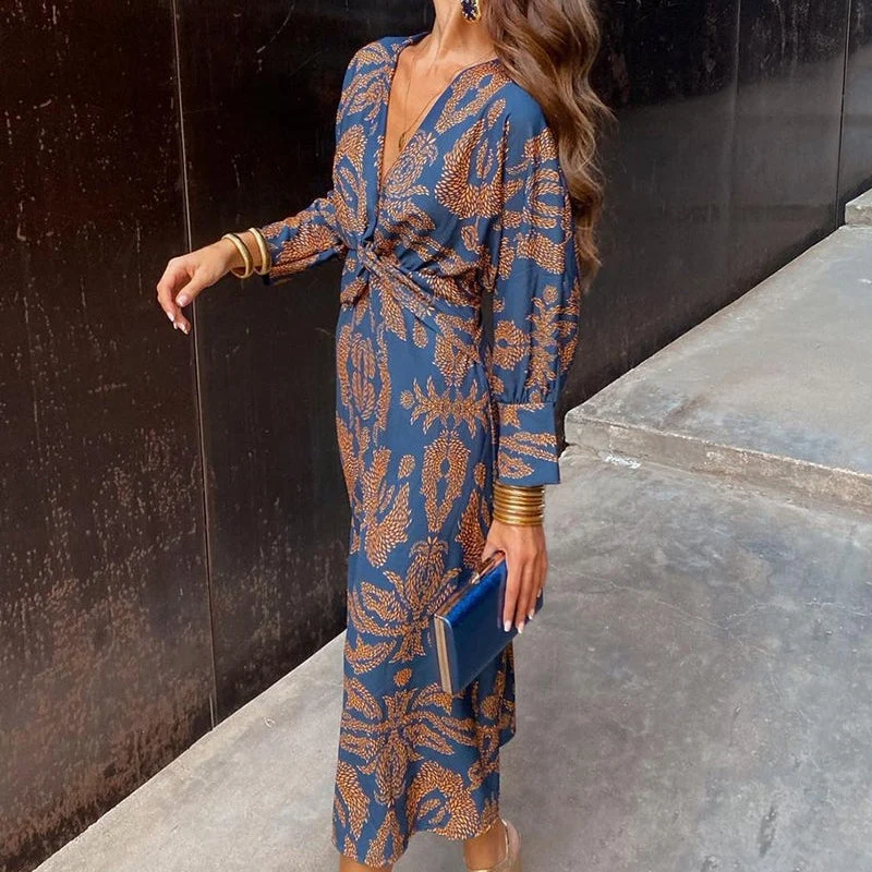 Robe Maxi à Imprimé Floral