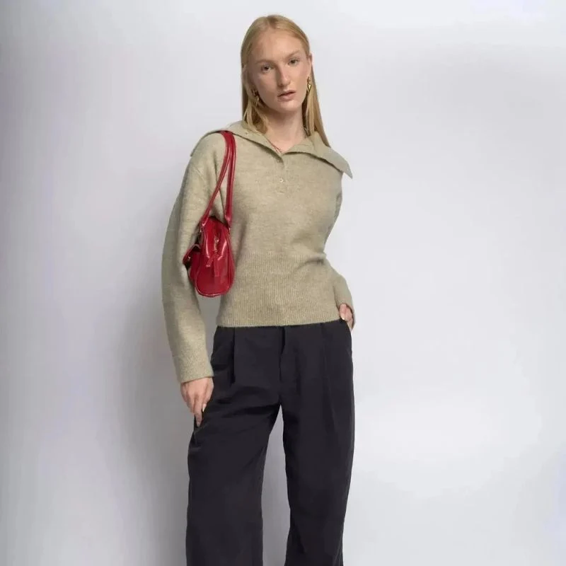 Sac bandoulière à longue sangle avec poche latérale et fermeture éclair
