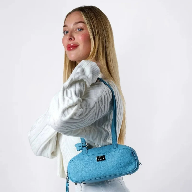Sac à bandoulière femme avec fermeture éclair sécurisée