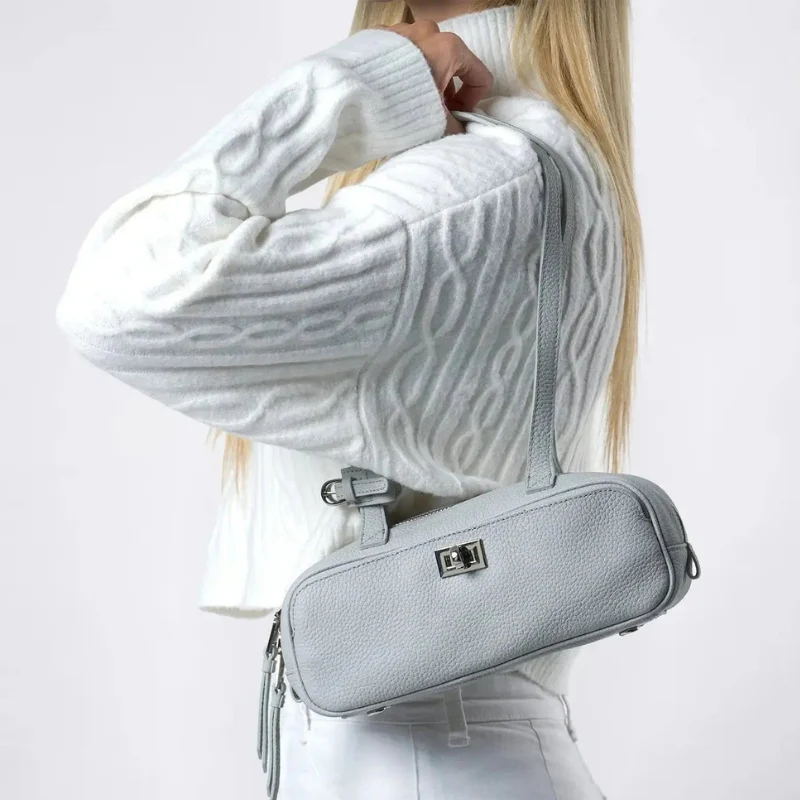 Sac à bandoulière femme avec fermeture éclair sécurisée