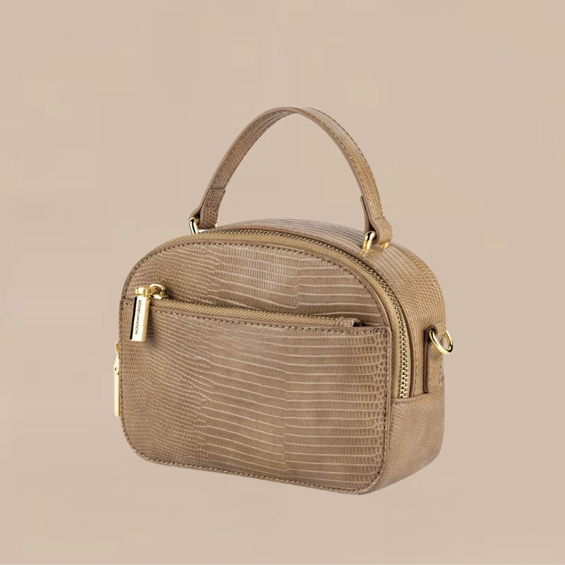 Sac à main structuré avec bandoulière réglable