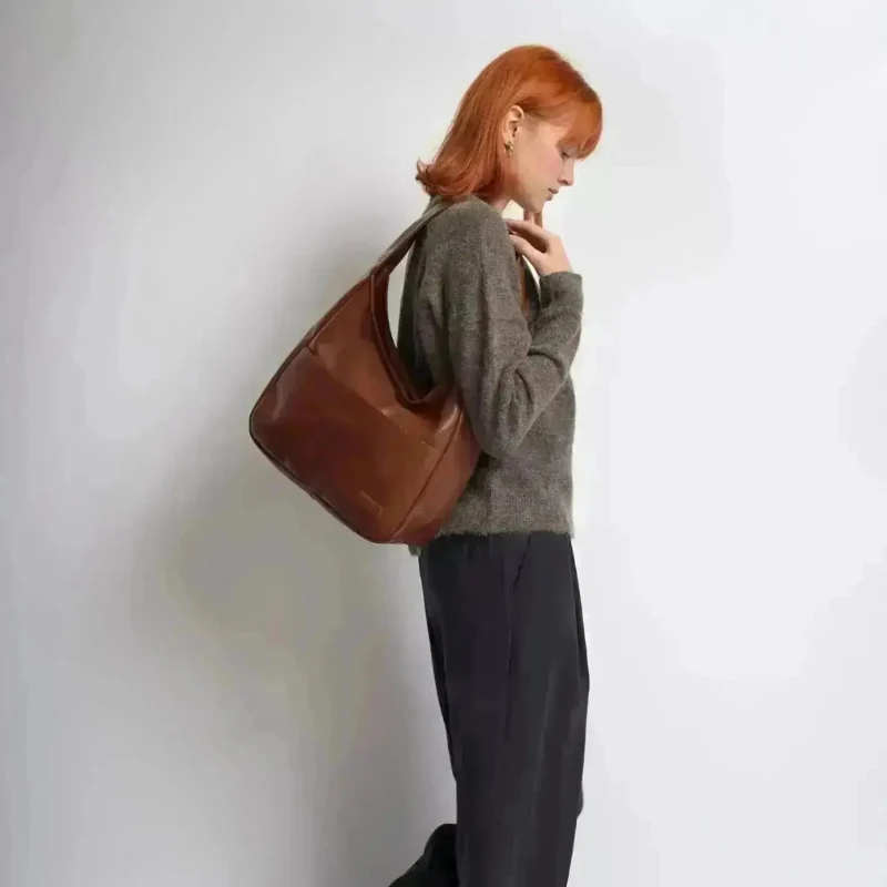 Sac à bandoulière femme grande capacité avec organisation