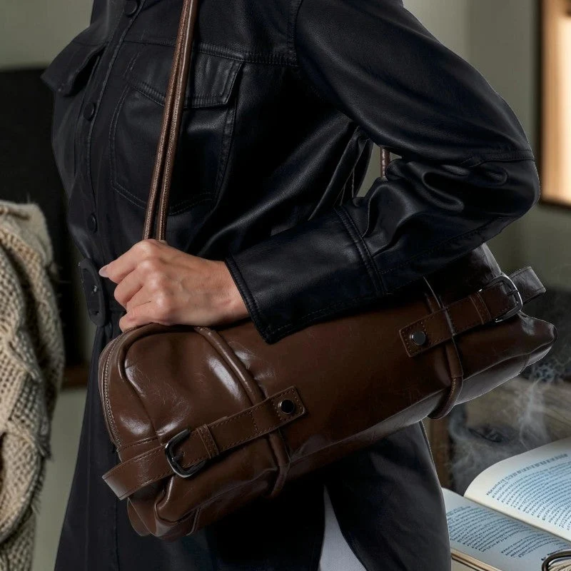 Sac bandoulière avec longue sangle et fermeture éclair