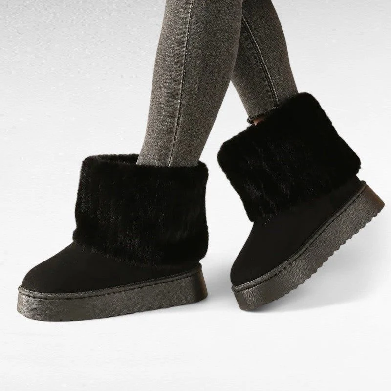 Bottines Élégantes avec Design Rayé et Semelles Antidérapantes