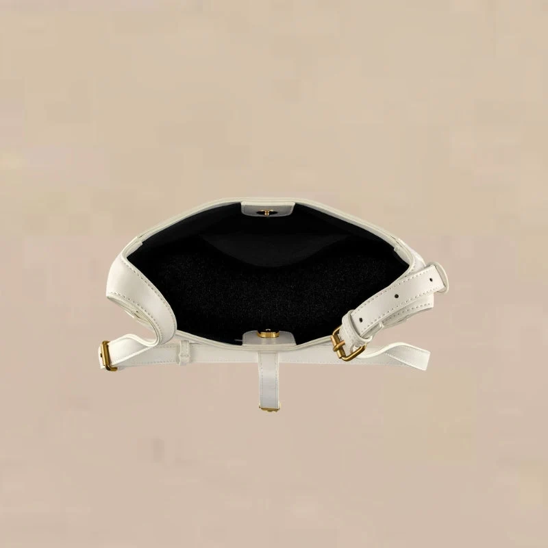 Sac bandoulière grande capacité avec fermeture à boucle