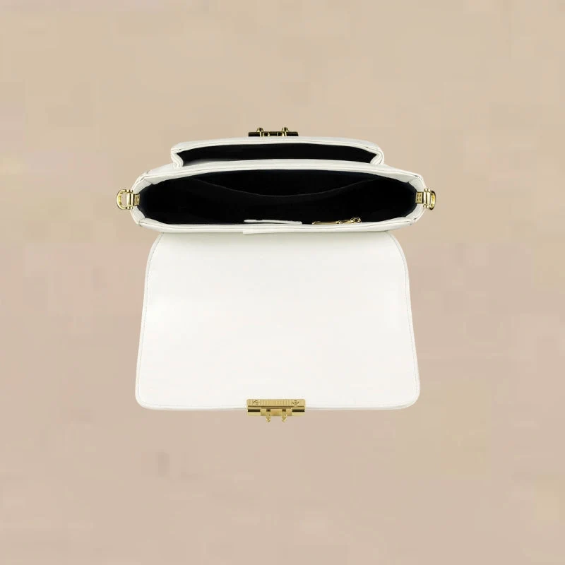 Sac bandoulière structuré avec sangle réglable à boucle