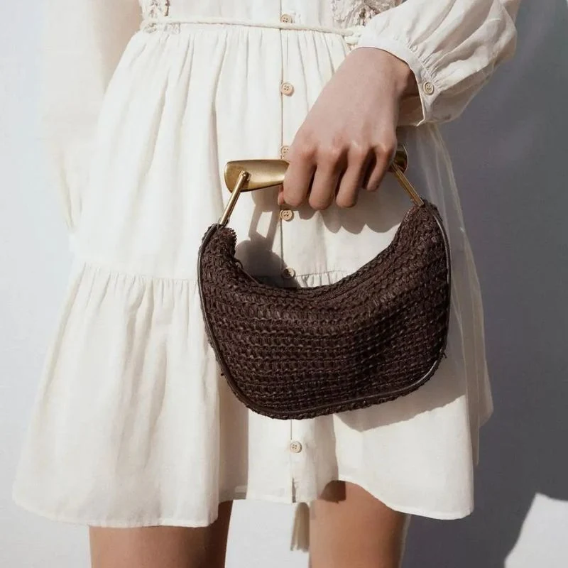 Sac à main compact avec poignée oscillante