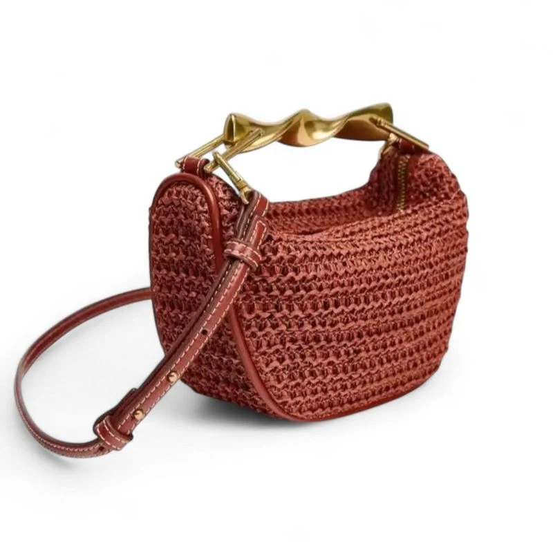 Sac à main compact avec poignée oscillante