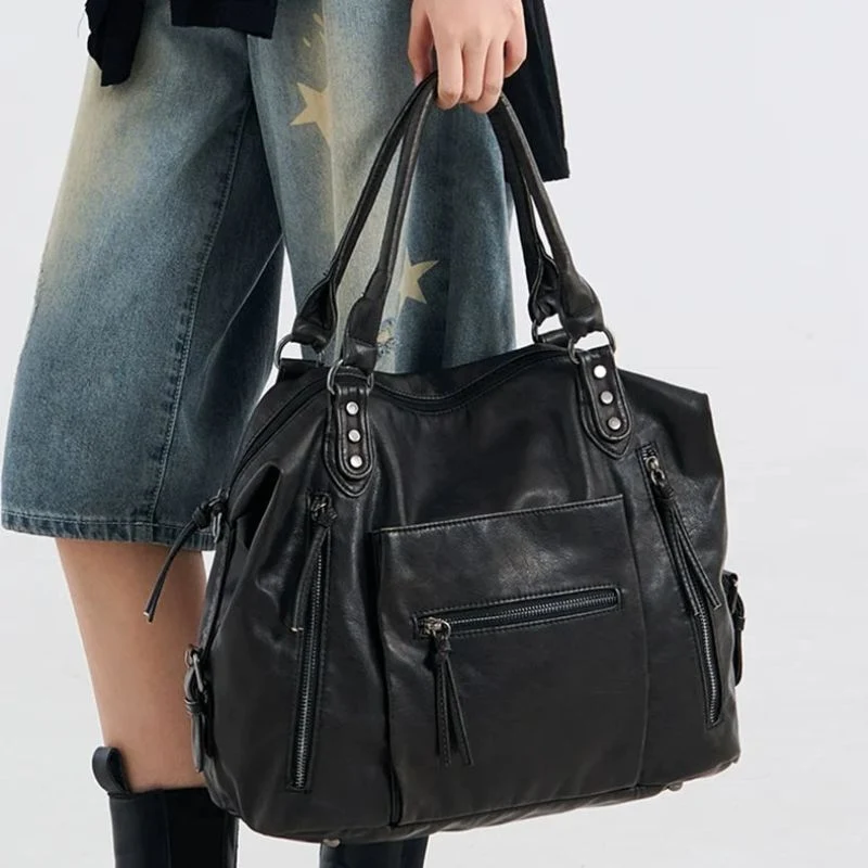 Sac à fermeture éclair avec bandoulière réglable pour usage quotidien