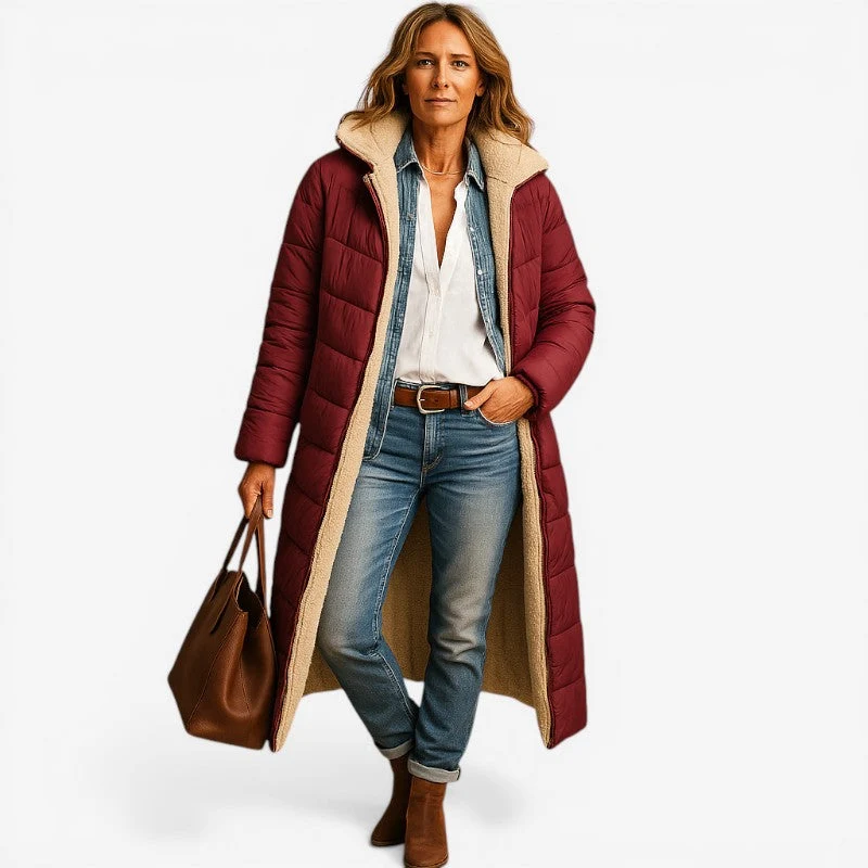 Manteau à Manches Longues avec Coupe Moderne et Col à Revers