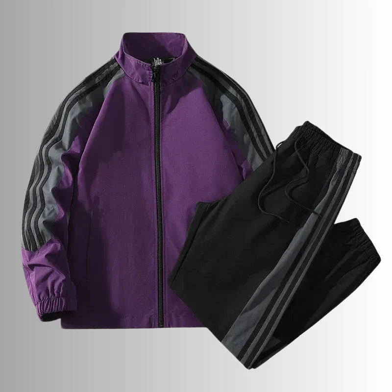 Ensemble homme 2 pièces veste zippée + pantalon