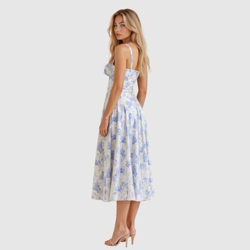 Robe midi femme sans manches