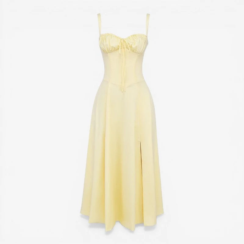 Robe midi femme sans manches